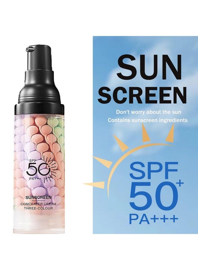 MinFei 3 In 1 Primer for Face Before Makeup with SPF 50, One Step Color Corrector Primer, Hydrating Skin Corrector, Oil-Control & Matte Finish, Pore & Line Blurring for Radiant Tone(1.41Oz）  - Image 5
