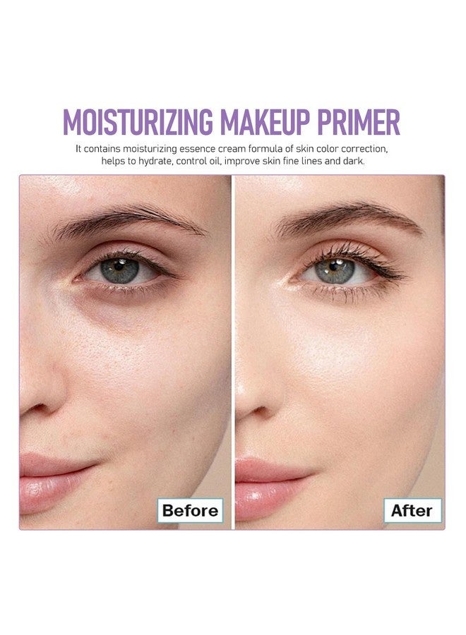 MinFei 3 In 1 Primer for Face Before Makeup with SPF 50, One Step Color Corrector Primer, Hydrating Skin Corrector, Oil-Control & Matte Finish, Pore & Line Blurring for Radiant Tone(1.41Oz）  - Image 3