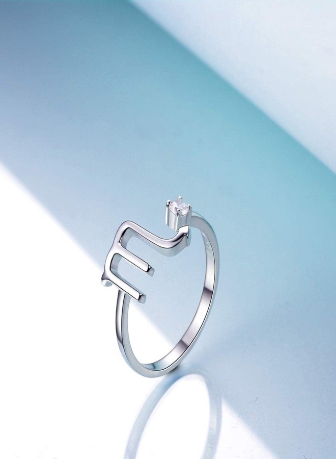 YFN Scorpio Ring 925 Sterling Silver Zodiac Sign Rings 12 Constellation Adjustable Ring Zodiac Jewelry Gift for Women - Image 3