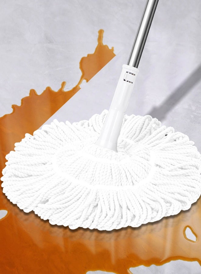 NKX Self-Wringing Spin Mop | Stainless Steel Extendable Handle | 360° Rotating Microfiber Head | Floor Mop for Home Kitchen Bathroom Hardwood Tile - Image 5