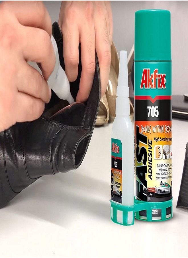 AKFIX AKFIX 705 Universal Fast Adhesive Clear 400ml  - Image 2