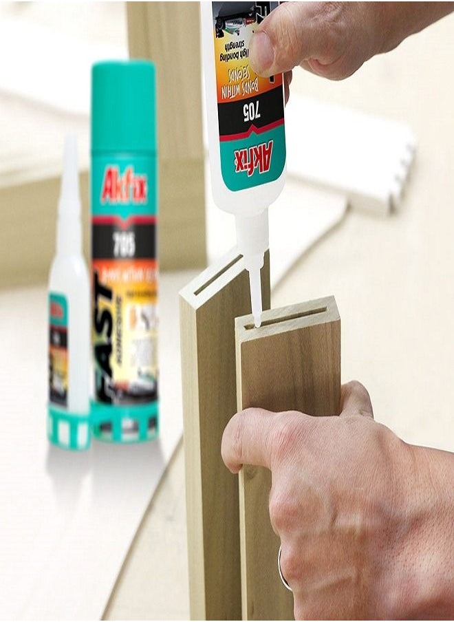AKFIX AKFIX 705 Universal Fast Adhesive Clear 400ml  - Image 5