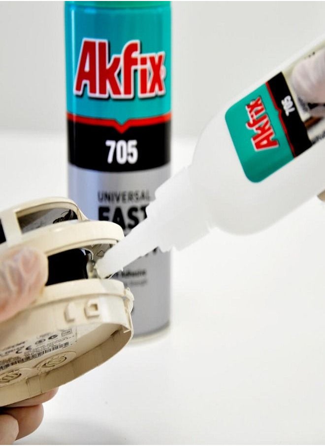AKFIX AKFIX 705 Universal Fast Adhesive Clear 400ml  - Image 3