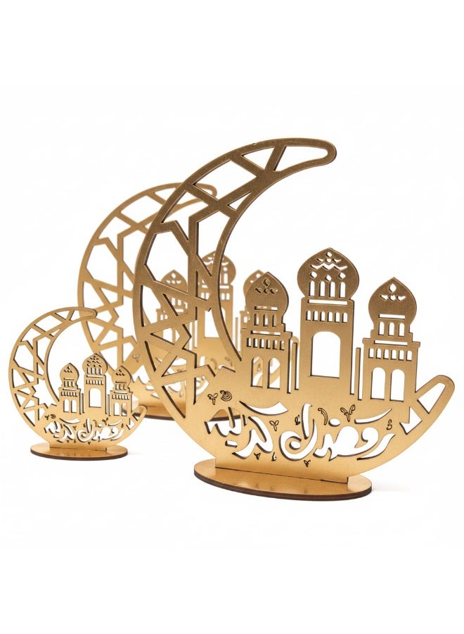Ramadan Crescent Holders Set 3 Different Sizes - Image 5
