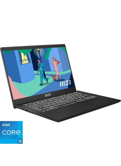Modern 14 Laptop With 14 Inch Display,, Intel Core i5 1235U Processor/8GB RAM/512GB SSD/Intel Iris Xe Graphics/Windows 11 English/Arabic Black