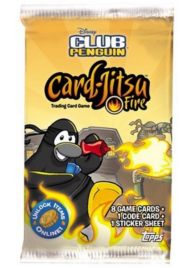 Topps Club Penguin Cardjitsu Fire Trading Card Game Series 3 Booster Pack  - Image 2