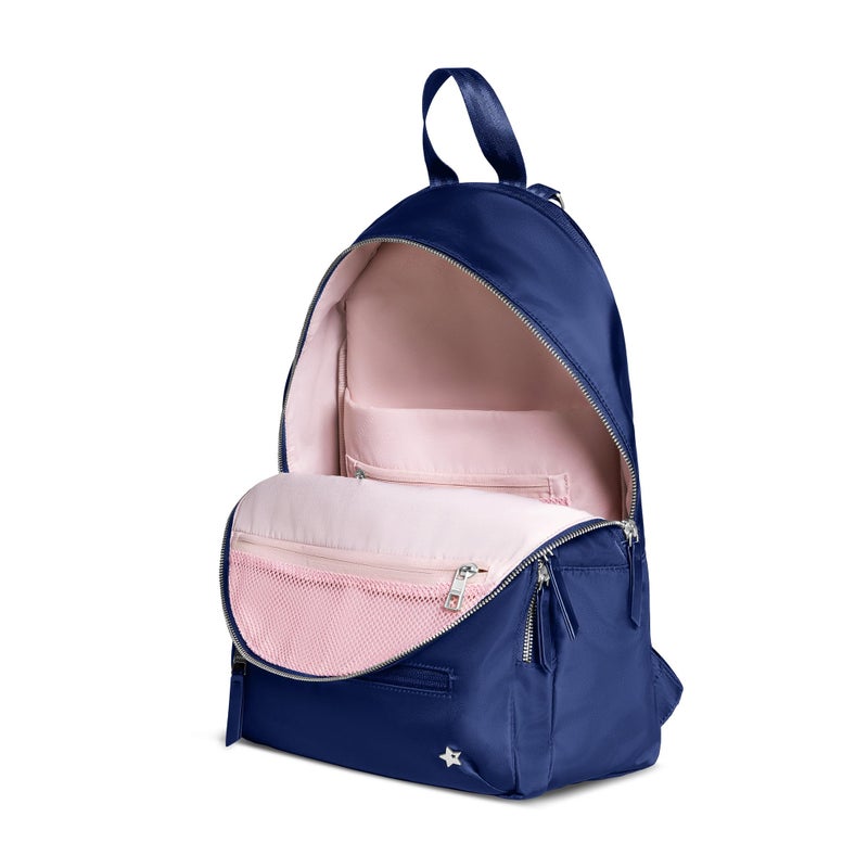 JuJuBe New Everyday Diaper Bag Backpack with Portable Changing Pad, Stroller Straps, Large Travel Backpack for Boy or Girl, Carrying Baby Bottles, Wipes, Diapers, Pacifiers, Navy - Image 4