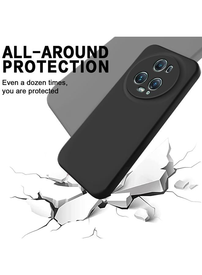 S-TOP Case For Honor Magic5 Pro Pure Color Liquid Silicone Shockproof Phone Case - Image 4