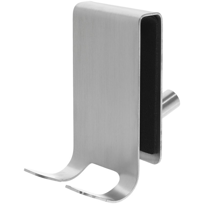 304 Stainless Steel Shower Door Towel Hook Double Robe Hanger For Frameless Bathroom Storage - Image 2