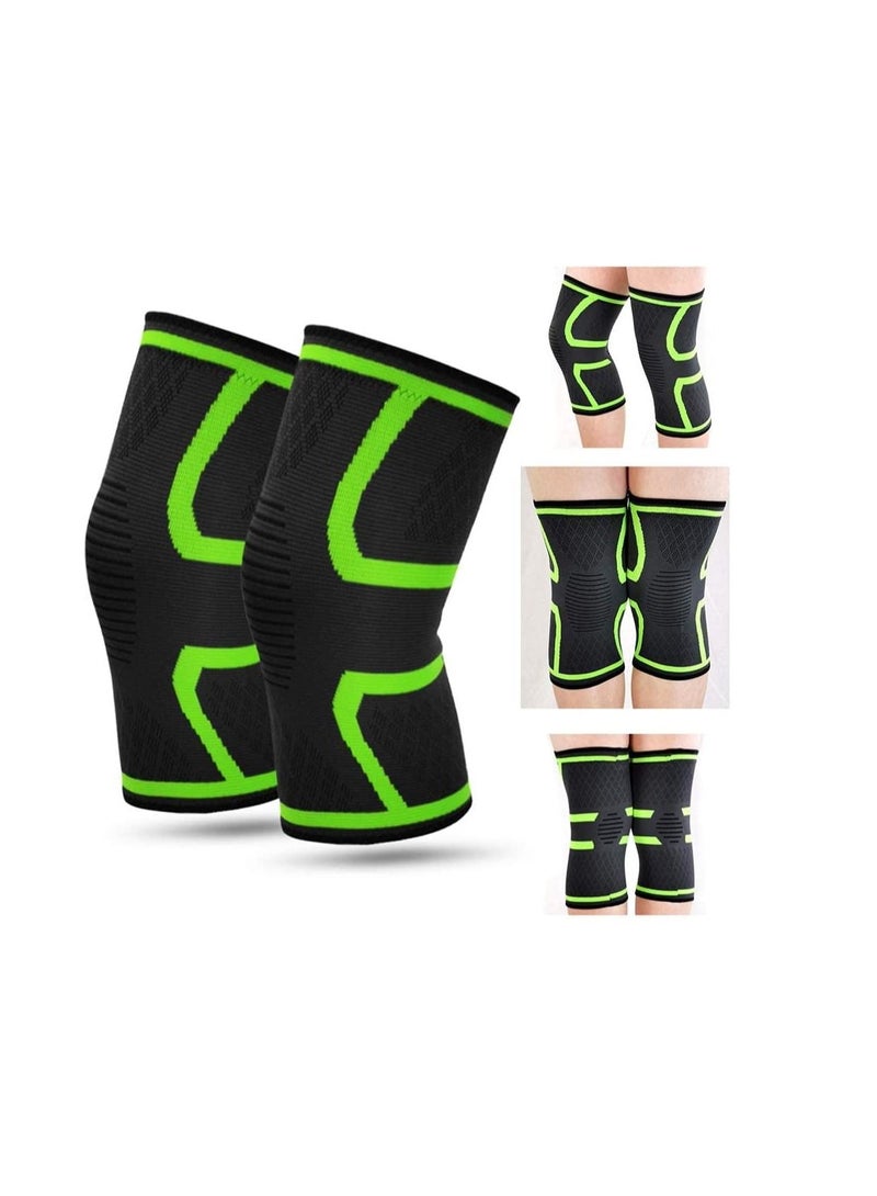 AS SEEN ON TV Elastic Compression Kneepad Support Knee Pain Relief Protector for Fitness Running Cycling Mountaineering Free Size - Image 3