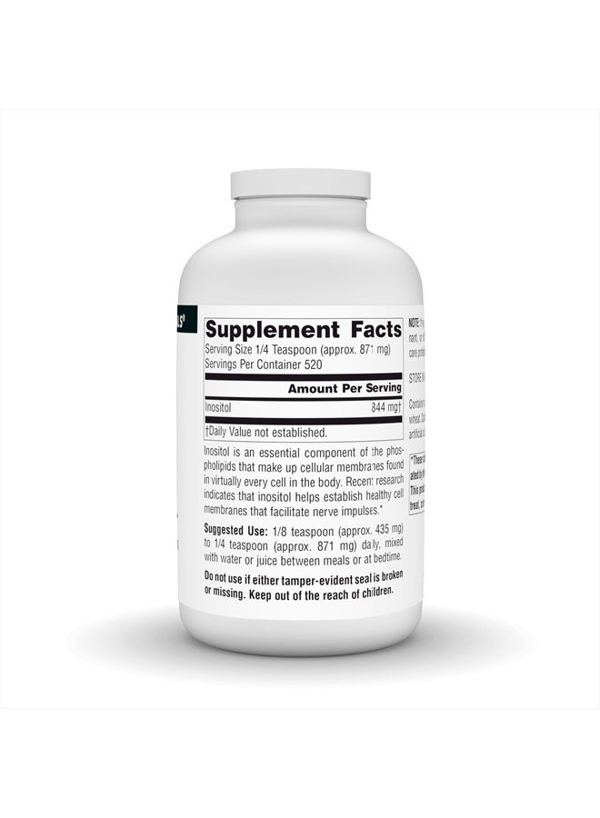 Source Naturals Pure Inositol, Dietary Supplement - 16 oz Powder - Image 2