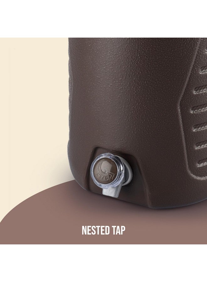 Cello Cello Igloo Pastic Insulated Water Jug | Thermos Jug | Inner Stainless Steel Jug | Leak Proof Jug | Easy to Carry | 6 litres, Brown  - Image 4