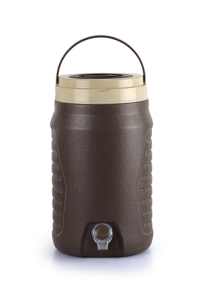Cello Cello Igloo Pastic Insulated Water Jug | Thermos Jug | Inner Stainless Steel Jug | Leak Proof Jug | Easy to Carry | 6 litres, Brown  - Image 1
