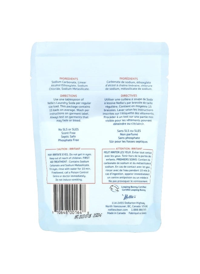 Nellie's Nellie's, Laundry Soda, 15 Loads, 0.55 lb (250 g)  - Image 2