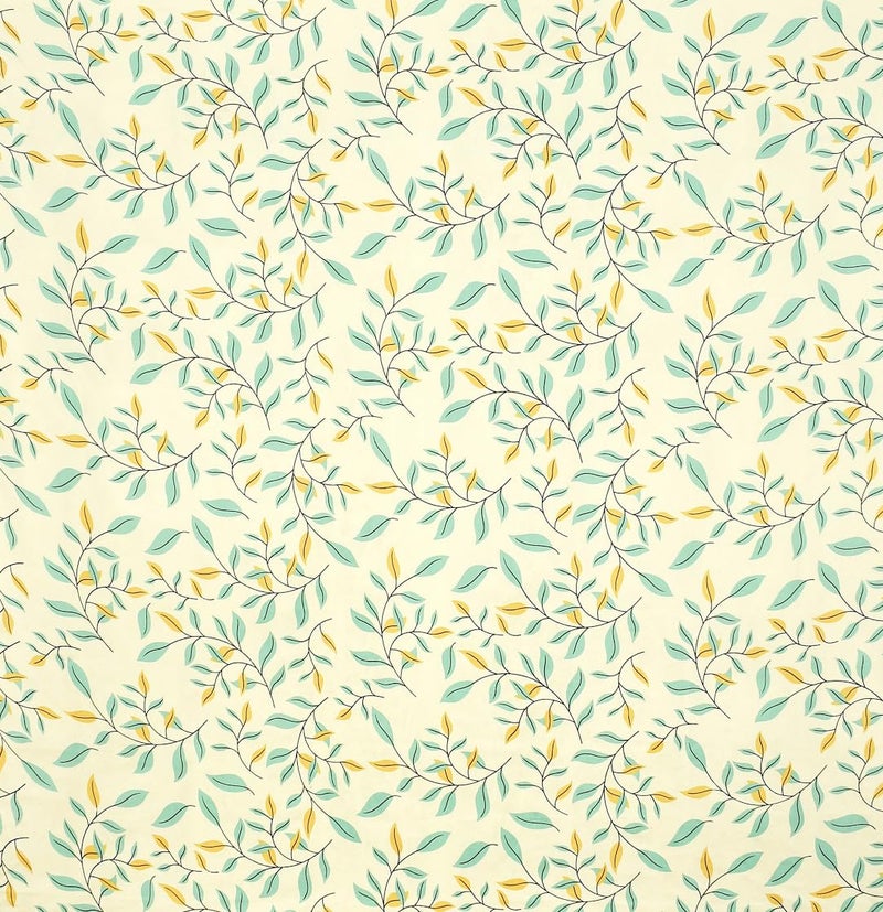 VAS COLLECTIONS VAS COLLECTIONS 100 Cotton 160 Tc Big Flower Printed Single Bedsheets With 1 Pillow Cover 60X90 InchesGreen  - Image 5