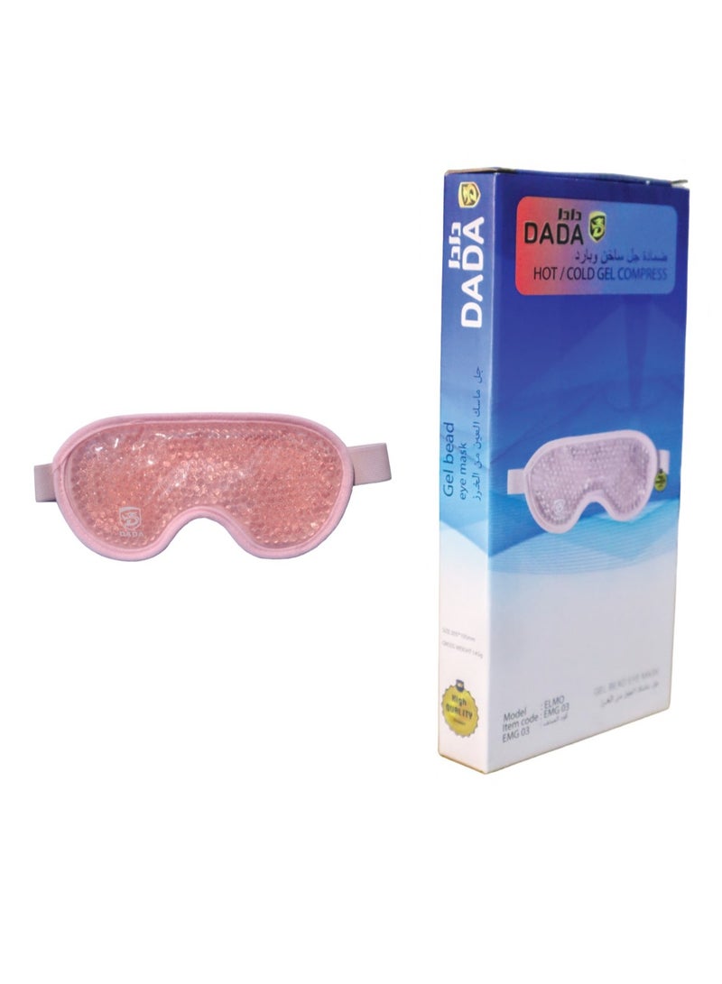 دادا قناع العين المبرد القابل لإعادة الاستخدام من دادا مع خرز جل للعلاج البارد الساخن، وتخفيف الألم، والعيون المنتفخة، وتخفيف التوتر - Image 1