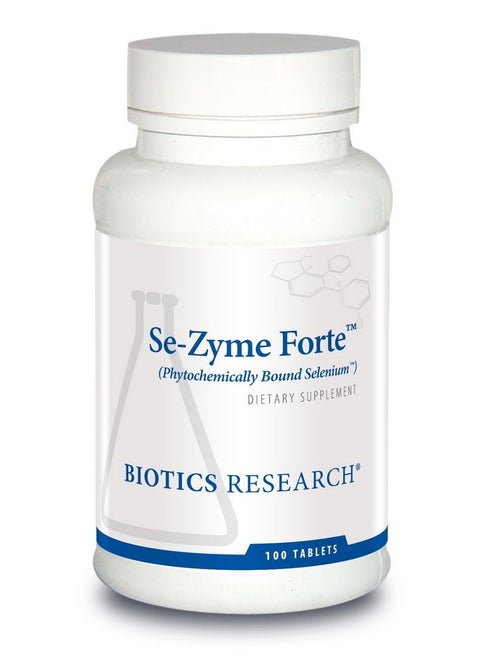 Biotics Research Se-Zyme Forte™- Whole Food Selenium Source, Thyroid Gland Function, DNA Production, Cognitive Health, Potent Antioxidant. 100 Tabs
