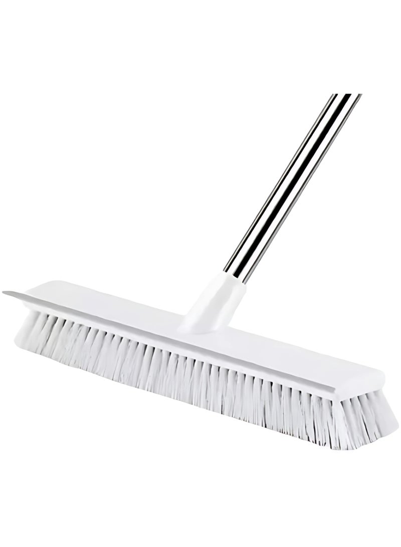 ECVV Floor Scrub Brush with Long Handle | 120 Cm | 2 in 1 Scrape and Brush| Scrub Brush for Cleaning | Bathroom | Patio | Garage | Kitchen | Tile - Image 1