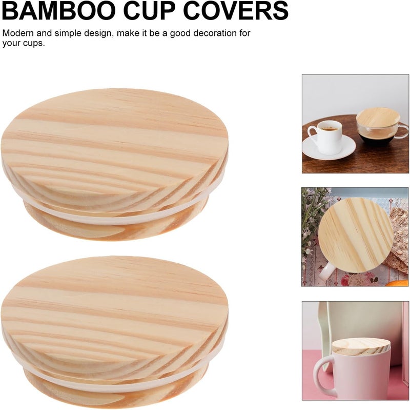 Continuous warehouse supply COLLBATH 8pcs 72mm Wooden Jar Lids Pine Sealing Covers for Mason Glass Bottles and Cups, Airtight Pine Wood Bottle Covers for Kitchen Canning Storage Local licensed courier All space matching look Priority based order prep Balanced weight Post-order arranged dispatch Light & sturdy Trendy widespread design Smooth joint Simple multi-feature universal build Long lasting universal build Carefully selected solid material Fine polished finish Backup reserve local stock Newly stocked local goods Elegant upgraded practical design Various color options Varied dimensions Rack sorted local inventory All budget friendly options Batch consistent craftsmanship Low wear optimized design Chemical free Transit damage minimized design Space saving - Image 3