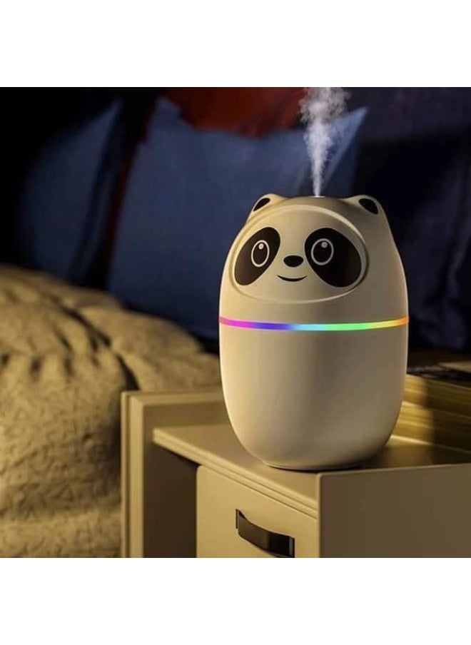 Generic - Panda Mini USB Powered Car Air Freshener Humidifier Diffuser blue - Image 1