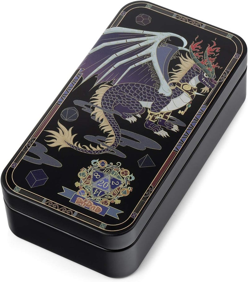 Metal Case With Foam for Dungeons and Dragons D&D Dice Storage