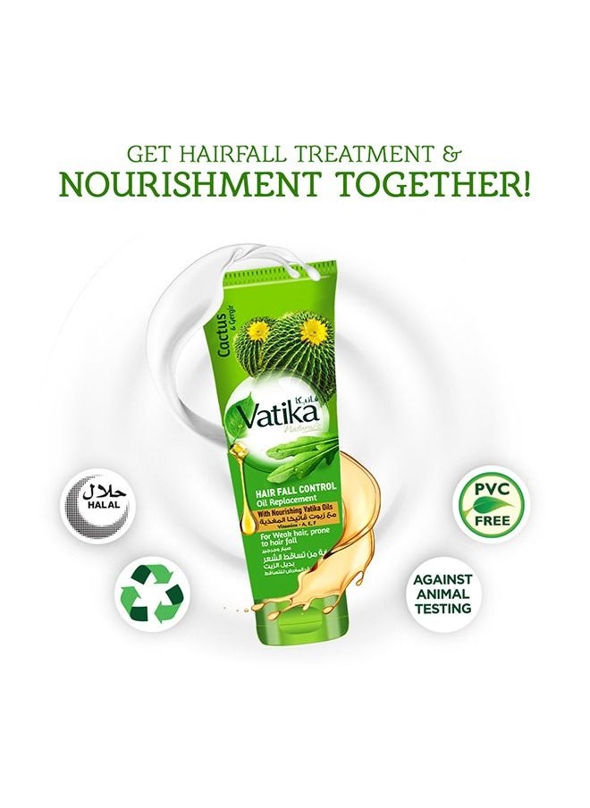 Vatika Naturals - Vatika Naturals Hair Fall Control Oil Replacement | Cactus, Garlic & Gergir | Non-Sticky & Non-Greasy | For Weak & Breaking Hair - 200 ml - Image 1