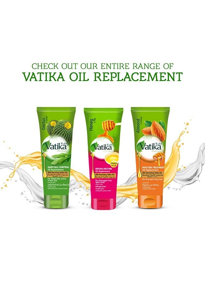 Vatika Naturals - Vatika Naturals Hair Fall Control Oil Replacement | Cactus, Garlic & Gergir | Non-Sticky & Non-Greasy | For Weak & Breaking Hair - 200 ml - Image 1