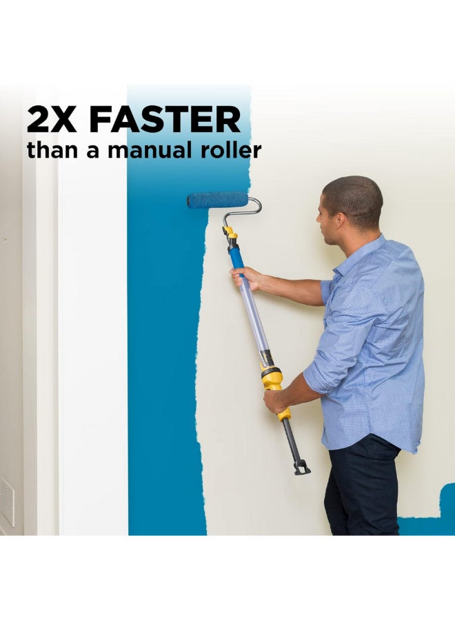 Wagner Spraytech Paint Roller Stick Yellow and White 9 x 3/8inch P/N2419329 - Image 5