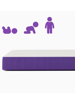 Snuz Surface Duo Cot Mattress 140 X 70 Pocket Sprung, Two Firmness Levels With Memory Foam - White  - Image 2