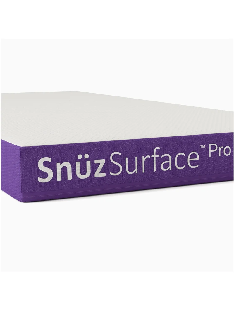 Snuz Surface Duo Cot Mattress 140 X 70 Pocket Sprung, Two Firmness Levels With Memory Foam - White