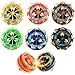 pegxtwu Fireworks Fingertip GyroHandheld Fireworks GyroscopeCollision Sparks Light Up Spinning Top ToyCreative Gyroscope Toy for KidsFidget Spinners for Adults Cool Flashing Spinning Toys 6 PCS - Image 2