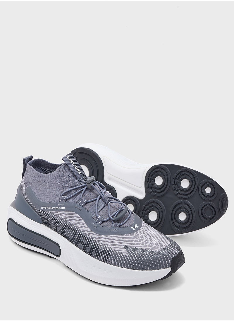 UNDER ARMOUR - Unisex Phantom 4 Storm Sneakers - Image 1