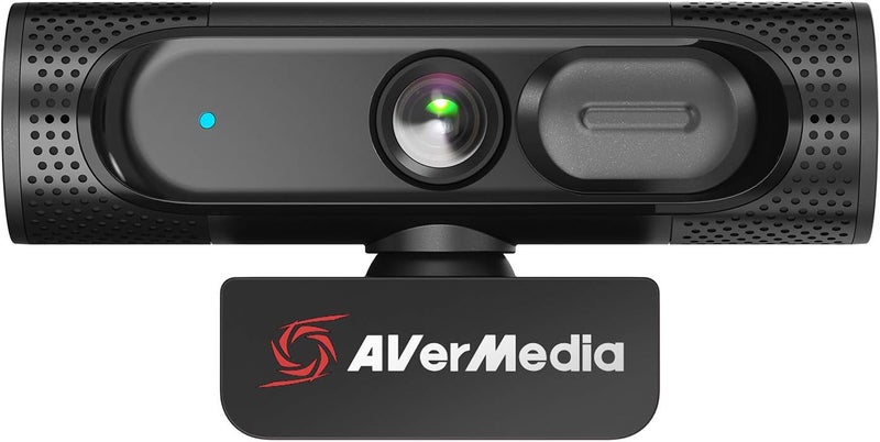 Odor resistant AVerMedia Live Streamer CAM 315, Webcam, 1080p/60fps Recording, Microphones, Fixed Focus, Wide Adjustable Field of View, Works with Skype, Zoom, Teams - Black Global easy assemble picks - Image 2