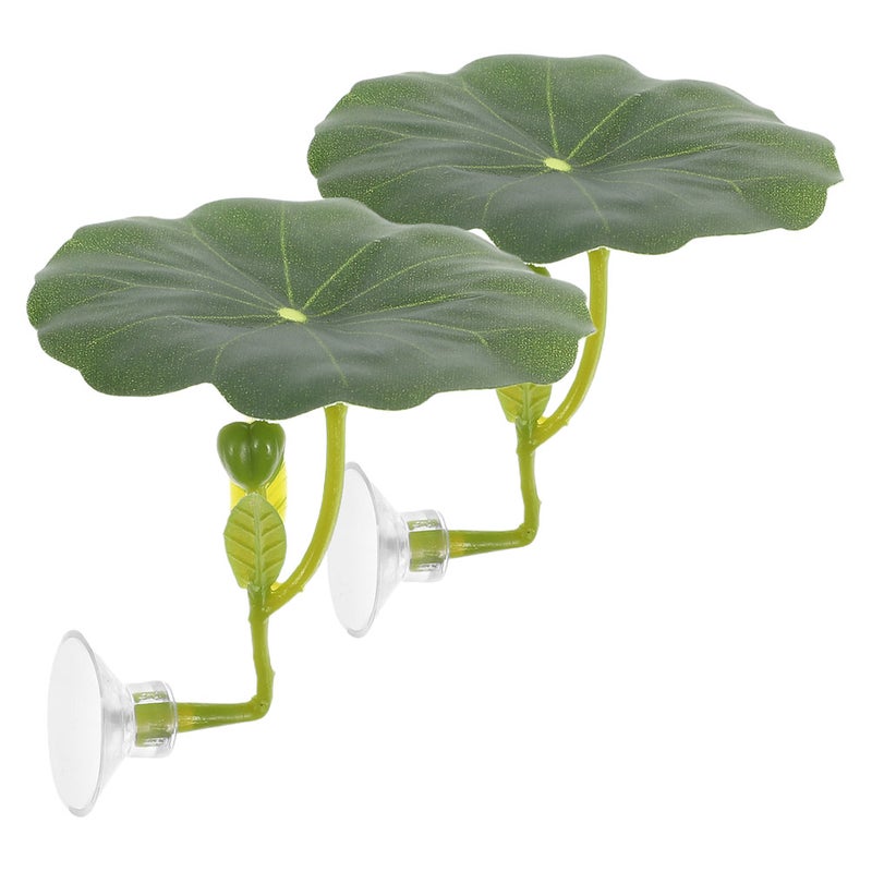 2pcs Betta Fish Leaf Hammock Artificial Leaves High Simulation Betta Bed Leaf For Betta Fish For Resting Hiding Breeding - Image 5