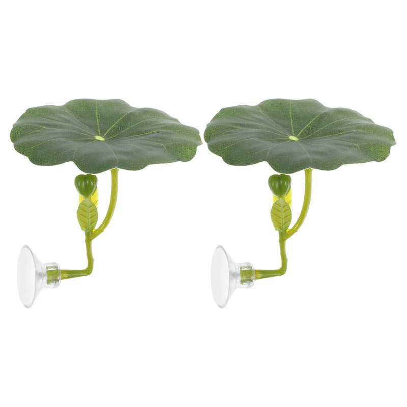 2pcs Betta Fish Leaf Hammock Artificial Leaves High Simulation Betta Bed Leaf For Betta Fish For Resting Hiding Breeding - Image 4