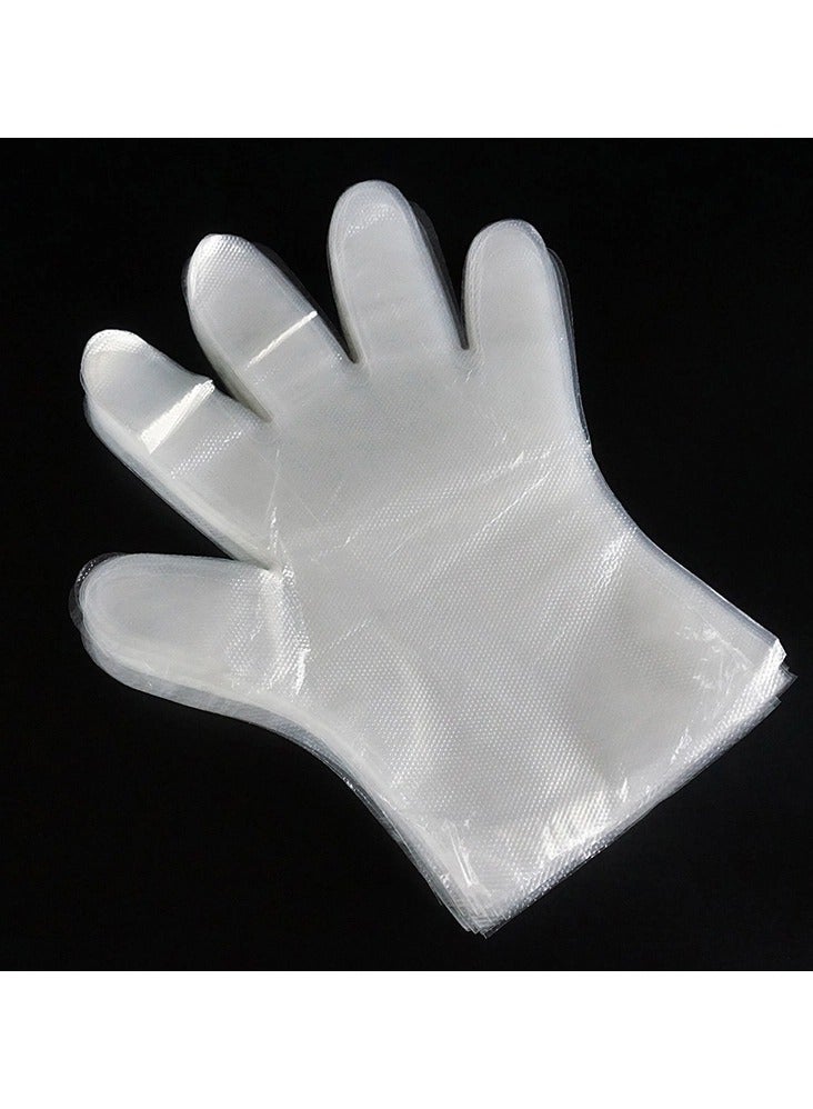 plastic gloves transparent 100 pcs