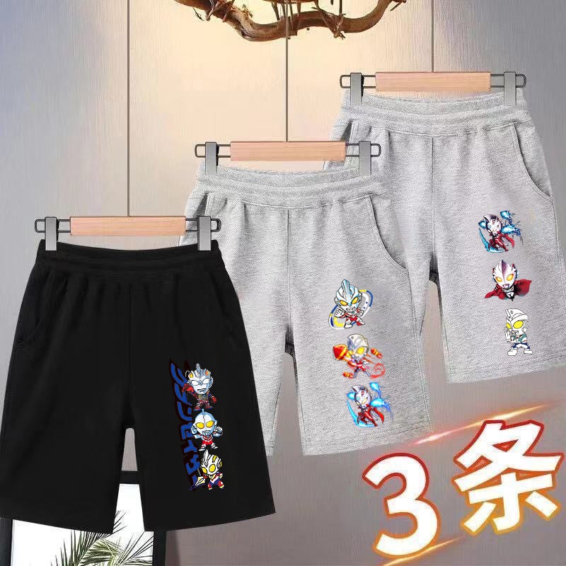 Ultraman Boys' Shorts Ice Silk Summer Thin Trendy Handsome Children'S Pants Men'S Older Children'S Sports Pants - Image 4