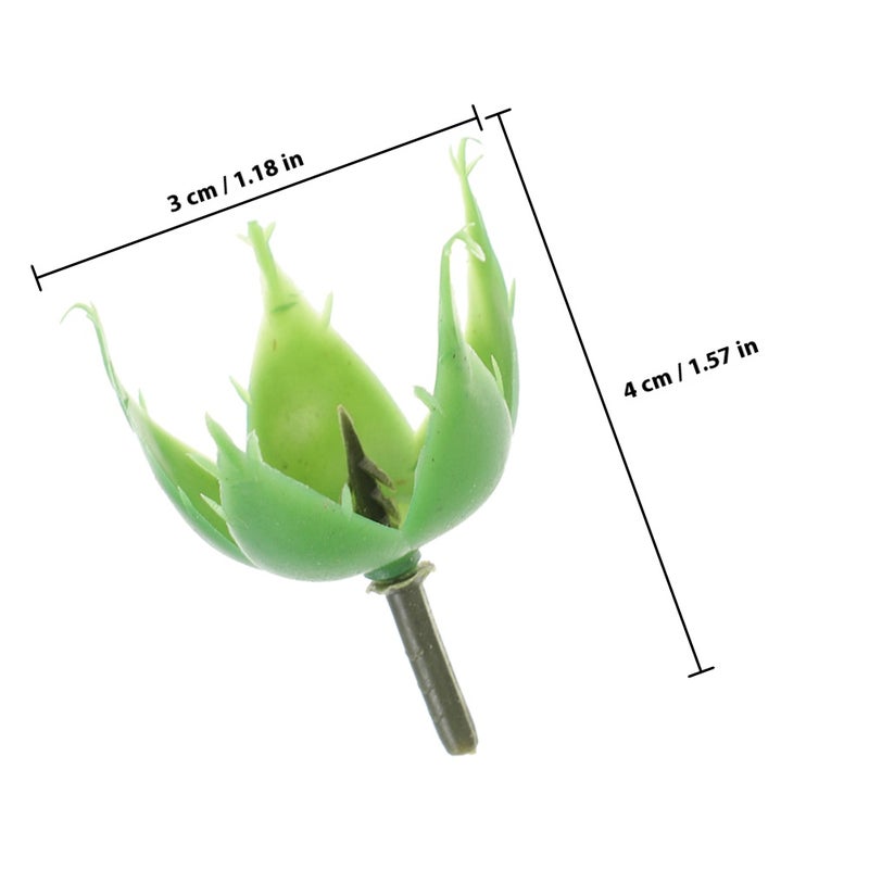 200pcs Rose Blush Flowers Receptacle Artificial Flower Flower Fake Floral Sepals Bouquet Preserved Flower Accessories For Diy Craft - Image 2