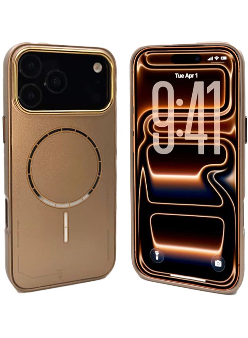 BlueFire 2025 iPhone 17 Pro Max Case, Slim Magnetic Ring Phone Cover [Shockproof & Waterproof] | Pure Color Frosted Design, Wireless Charging Compatible, Durable TPU+PC Protective Case - Image 1