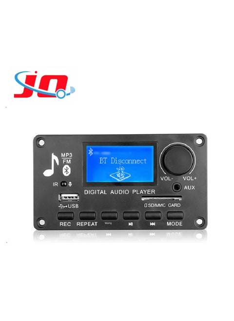 JQ High-Strength Bluetooth Amp Module Car Audio MP3 Decoder Black