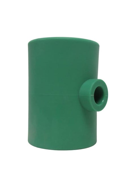 KNP Reducer Tee PPR Pipe Fitting 63MM x 50MM x 63MM is a specialized pipe fitting designed to connect three pipes of different diameters in a PPR piping system.