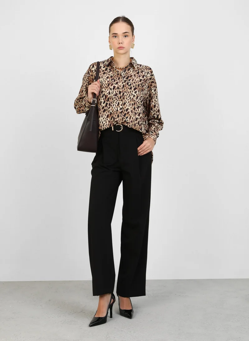 رفقة من مودانيسا Leopard Patterned - Blouses - Refka