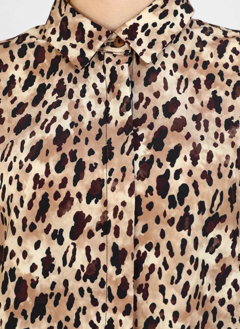 Refka by modanisa Leopard Patterned - Blouses - Refka