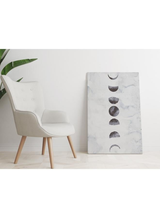 Home Gallery Moon Phases Wall Art Minimalist Moon Art Black and White - Image 3