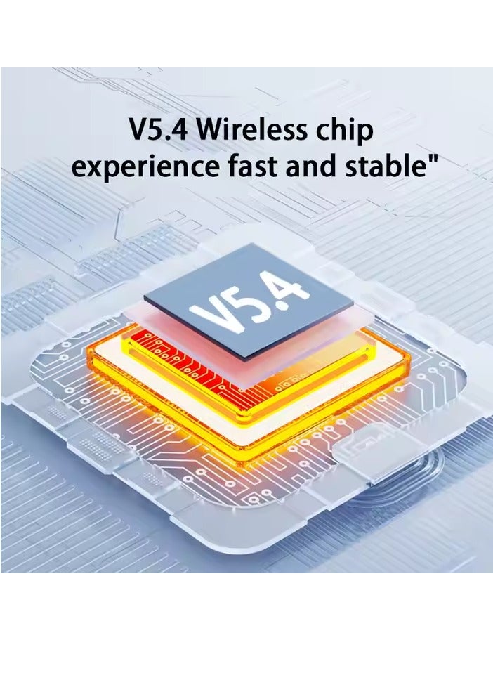 Wireless Bluetooth Headphones High-Fidelity Sound Wireless Bluetooth with Cute Bags High-Quality Memory Card White  - Image 3