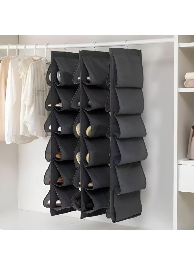 The Smart Closet Shoe Organizer | Hanging Shoe Rack with 12 Slots - Image 3