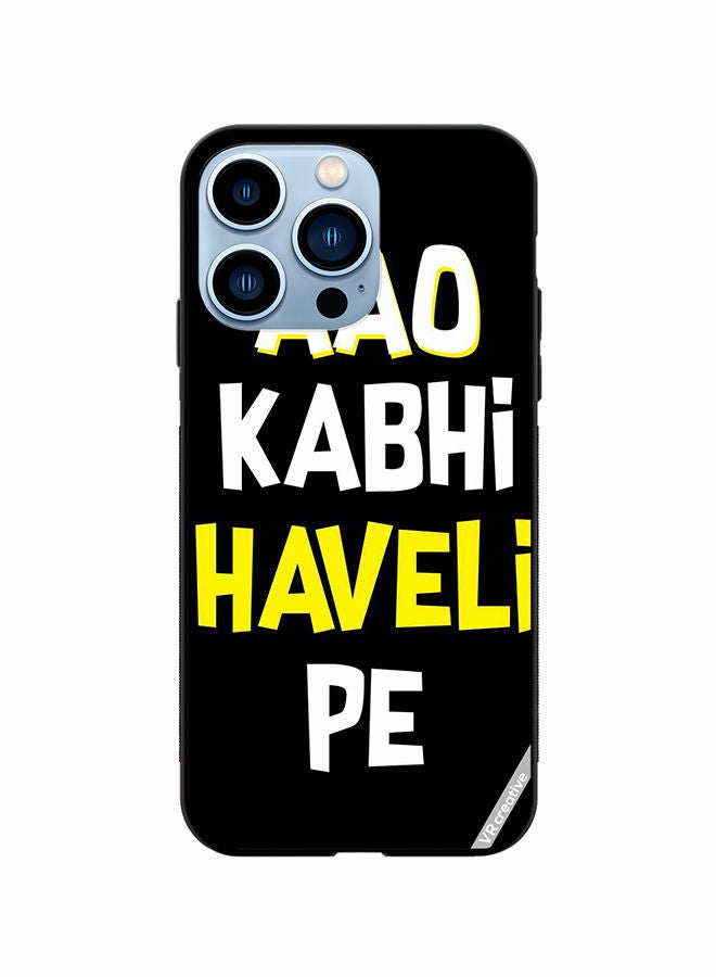 VR CREATIVE Protective Case Cover For Apple iPhone 13 Pro Max Aao Kavi Haveli Pe Design Multicolour - Image 1