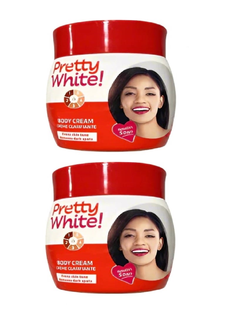 قطعتين من كريم تفتيح الجسم 120X2 مل