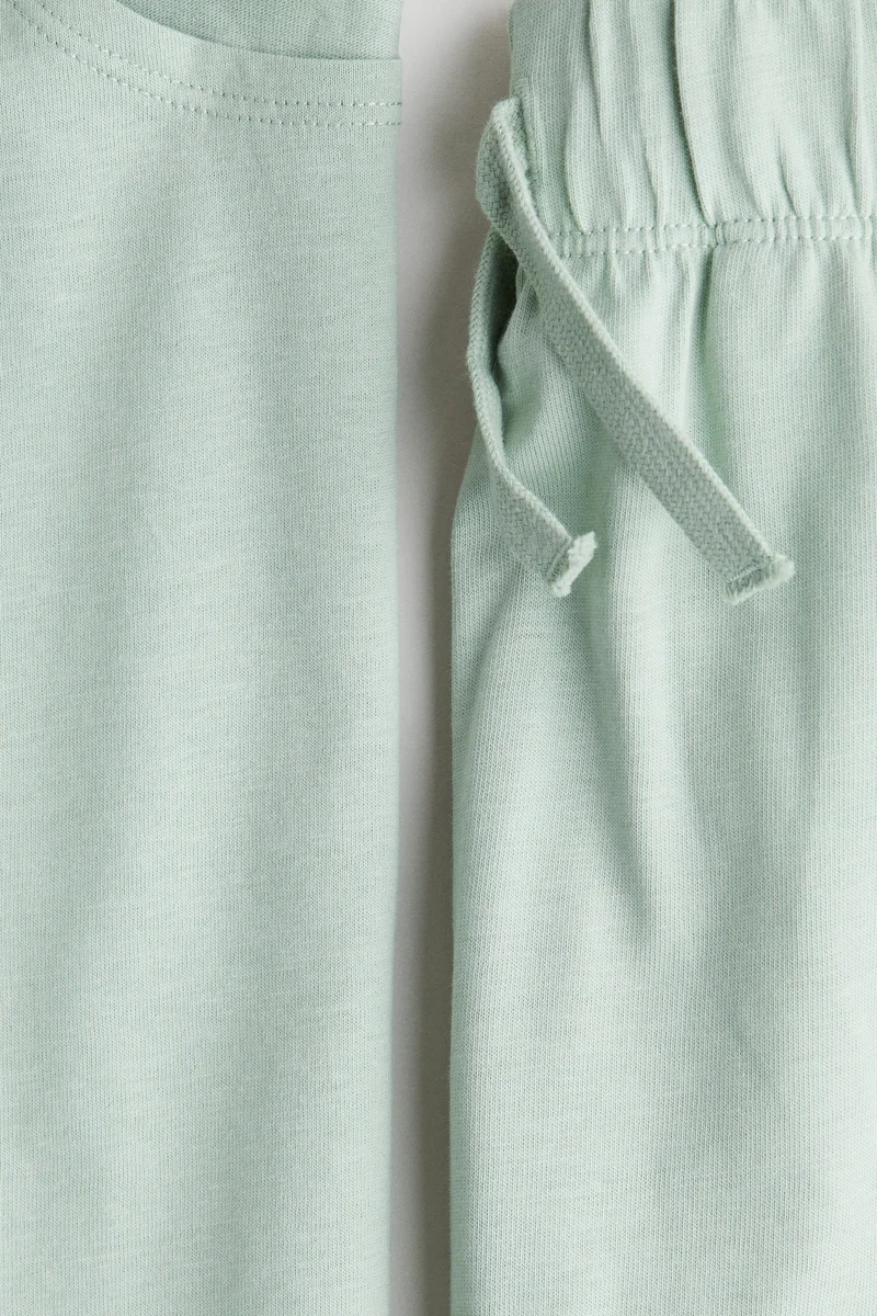 اتش اند ام طقم قطني - عبوة من قطعتين