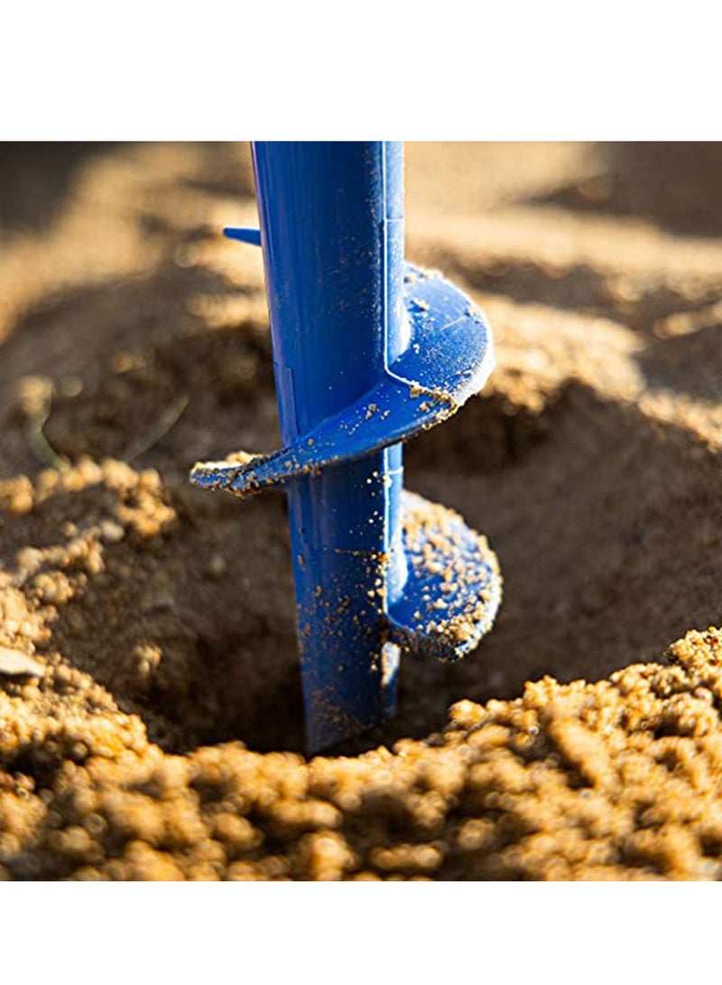 Beach Umbrella Anchor Outdoor Sun Umbrella Anchor Adjustable Umbrella Sand Anchor Spike Stand Holder for Fishing Pole Sun Beach Grass Picnic Garden Patio One Size for All - Image 3